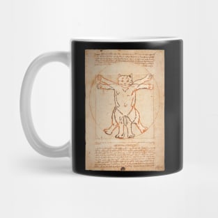 Vitruvian Cat Mug